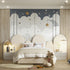 Circus Velvet Bed With Wall Panels (included 3x large 3x medium panels)